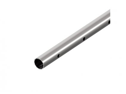 Trubka broušená s předvrtanými otvory AISI304, L: 1300mm