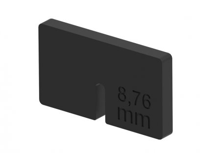 Těsnění do držáku skla 45x45mm, model 21 - sklo 8,76mm