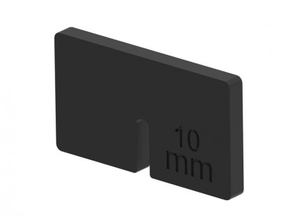 Těsnění do držáku skla 45x45mm, model 21 - sklo 10mm