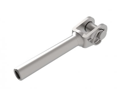 Úchytka lanka Ø4 mm, Nerez AISI 316, broušený