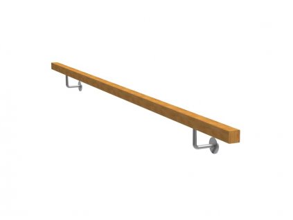 Madlo 40x40mm dřevěné DUB komplet