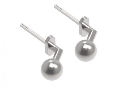 Koule se štítkem pár pevná NEREZ AISI 304