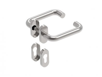 Klika se štítkem NEREZ AISI 304, K320, L130mm