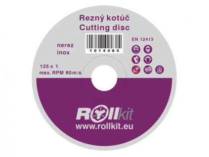 Kotouč řezný Fe, D125, d22,2, t1,6mm