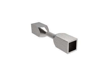 Ohýbací spoj pro výplně 10x10 mm, L=75 mm , AISI 304 brus