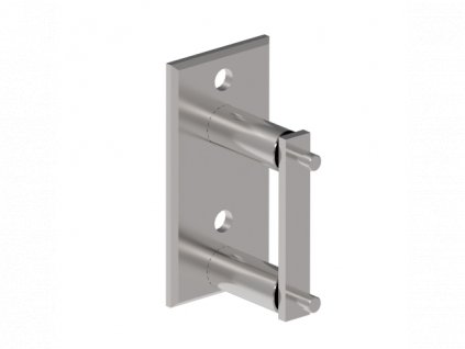 Boční kotvení sloupku Ø42,4 mm, AISI 304 - brus