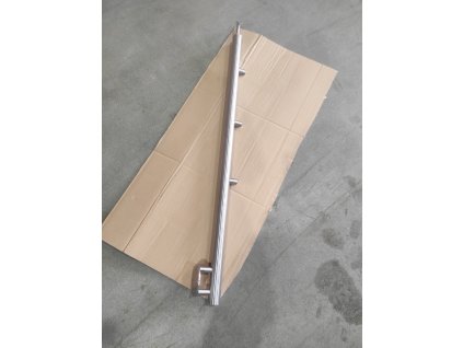 Sloupek O42,4 x 1170 mm, výplně 3x O12,0 mm, výplně - vnější, kotvení boční, AISI 304