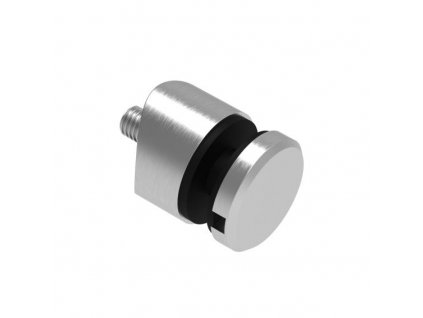 Kruhový držák skla, 6-12,76mm, M8x40 - AISI304