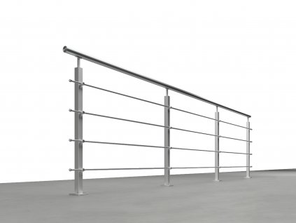 Nerezové zábradlí - set (délka:5000 x výška:900mm)