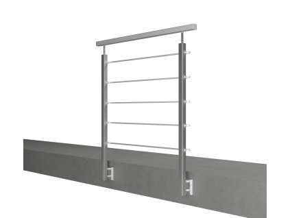 Nerezové zábradlí - set (délka:1500mm x výška:1000mm)