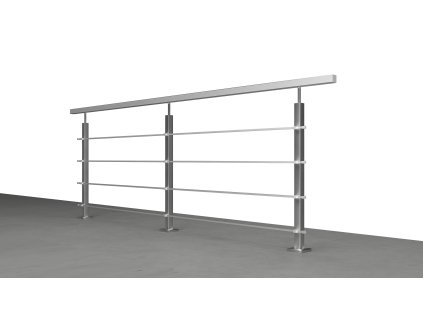 Nerezové zábradlí - set (délka:2000mm x výška:900mm)