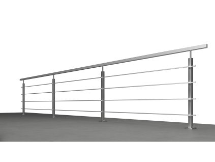 Nerezové zábradlí - set (délka:5000mm x výška:900mm)