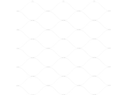 Lanková výplň - 70x120x1,5-5m, bílá, AISI 316