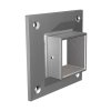 Nástěnná příruba pro profil 40 x 40 mm, nerez ocel AISI 304