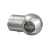 Nerezový držák pro tyč pr. 12 mm, koncový levý, AISI 304