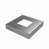 Krycí rozeta 95x95x18 mm pro profil 40x40 mm, broušená