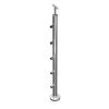 Sloupek Ø42,4 x 970 mm k upevnění trubek Ø16,0 mm