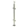 Sloupek z profilu 40 x 40 x 970 mm pro zábradlí Ø42,4 mm
