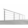 Nerezové zábradlí - set (délka:6000 x výška:900mm)