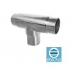 Spoj T pro zábradlí O33,7 x 2,0 mm, AISI 304 - brus