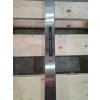 OUTLET Nereové madlo 40x40mm o délce 3000mm, broušené, AISI 304, bez držáků a šroubků
