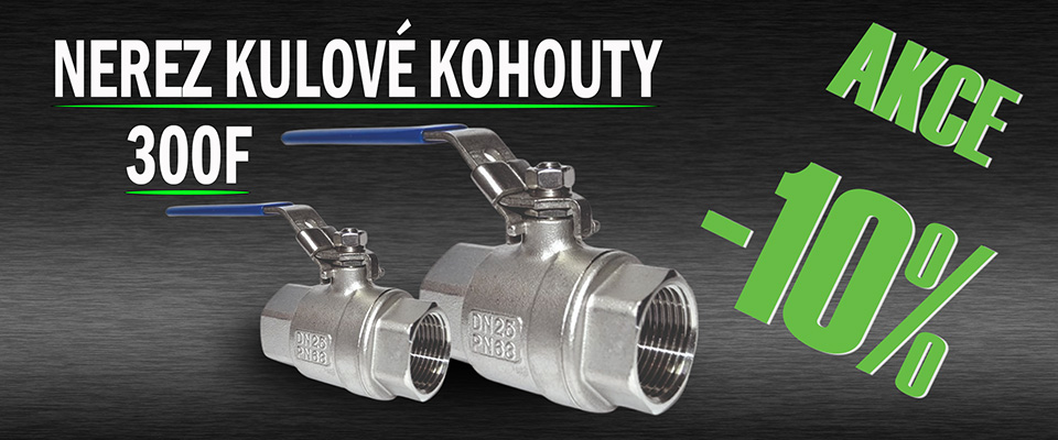 Nerezové kulové kohouty