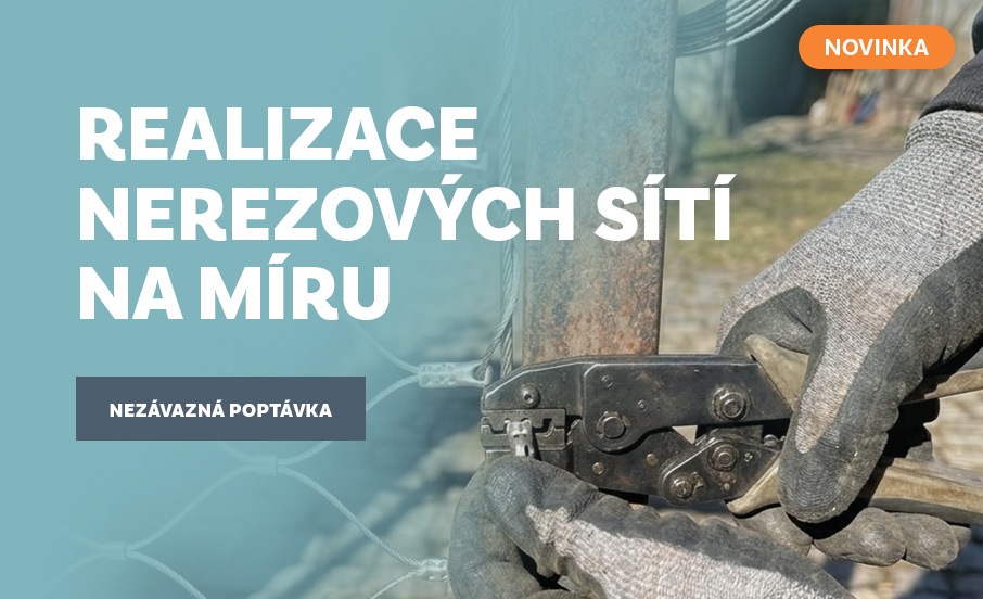 Nerezové sítě - montáž