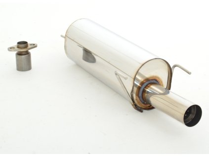 Nerezový výfuk Duplex - koncový díl - 63,5 mm