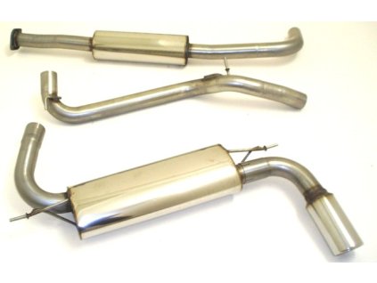 Focus III - středový a koncový díl 63,5 mm - NEREZ