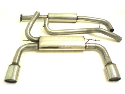 Focus III - koncový a stř. díl Duplex 63,5 mm - NEREZ