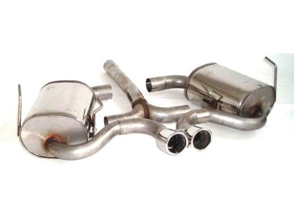 MINI R50 - koncový díl 63,5 mm na střed vozu - NEREZ