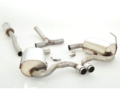 MINI R53 - středový a koncový díl na střed vozu 63.5 mm - NEREZ