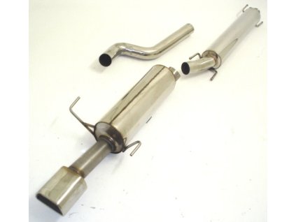 Středový a koncový díl výfuku 76 mm - NEREZ