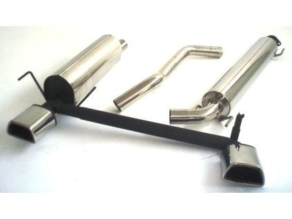 Nerez výfuk stř. a konc. díl Duplex pro Opel