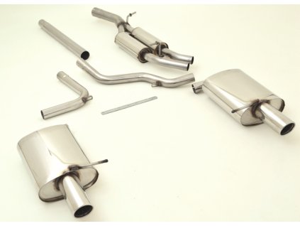 Nerez výfuk stř. a konc. díl Duplex pro Seat