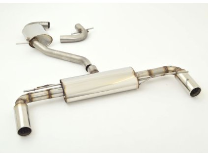 Nerez výfuk stř. a konc. díl Duplex pro VW - GTI zadní nárazník