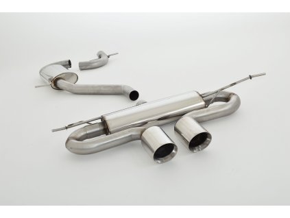 Nerez výfuk stř. a konc. díl Duplex pro VW - R zadní nárazník