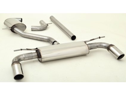 Golf 7 - středový a koncový díl Duplex 63,5 mm - NEREZ (TSI, R-Line)