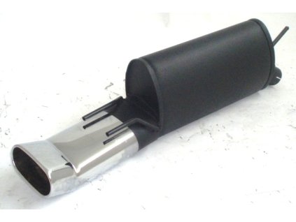 Hliníkovaný výfuk - koncový díl - 63,5 mm