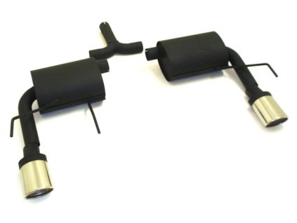 Hliníkovaný výfuk Duplex - koncový díl - 63,5 mm