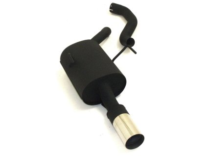 Hliníkovaný výfuk - koncový díl - 63,5 mm