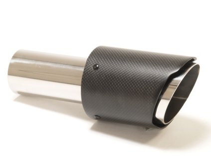 Carbon koncovka výfuku "ostrá" 90 mm