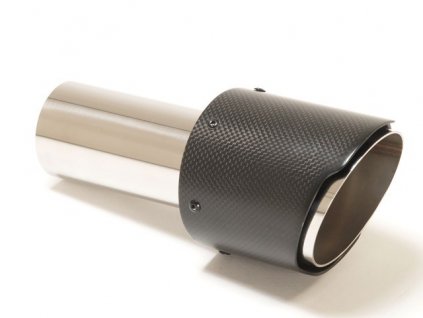 Carbon koncovka výfuku "ostrá" 100 mm