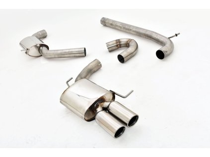 Nerezový výfuk - středový a koncový díl - 76 mm