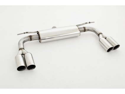 8V - nerezový výfuk - koncový díl Duplex 63,5 mm