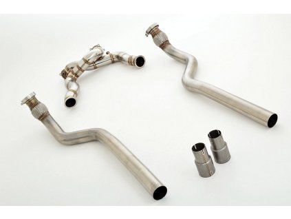 Nerezový downpipe se Sport-Kat (2x76 mm)