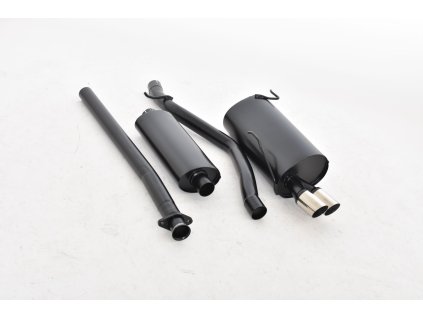 Hliníkovaný výfuk stř. a konc. díl - 63,5 mm (1.6l 16V 80kW)