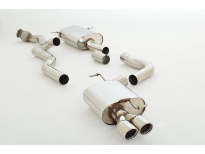 Nerezový výfuk - středový a koncový díl - 76 mm