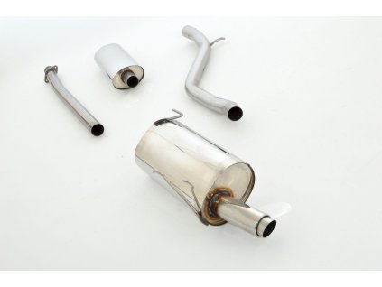 Nerezový výfuk stř. a konc. díl - 63,5 mm ( 1.6l 16V 80kW)