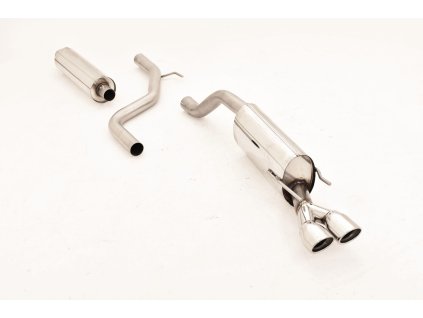 Nerezový výfuk - středový a koncový díl - 63,5 mm - Opel Meriva B